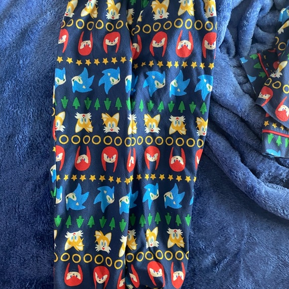 Sonic The Hedgehog Other - Kids Blue and Red Character Pajamas